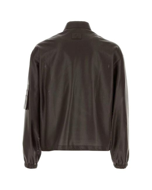 Fendi Black Bomber Jacket for men