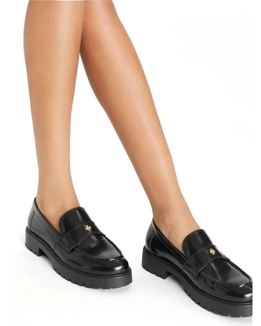 Tory Burch Black Flat Shoes