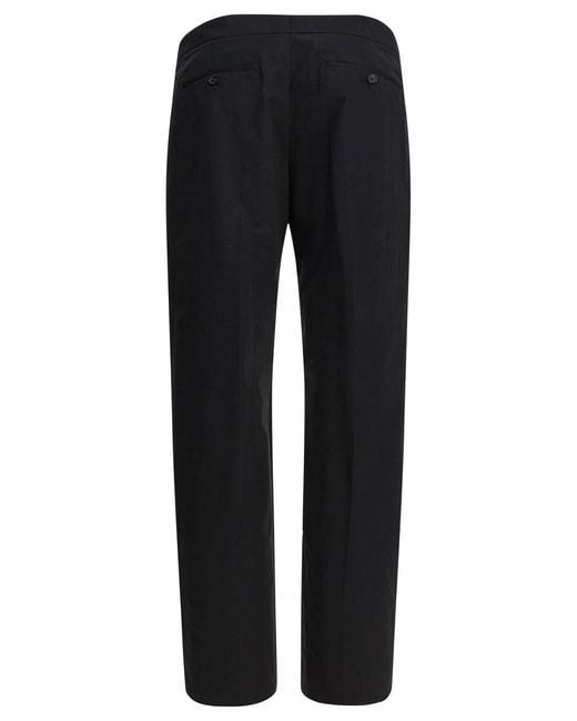 McQueen Black Polyamide Trousers for men