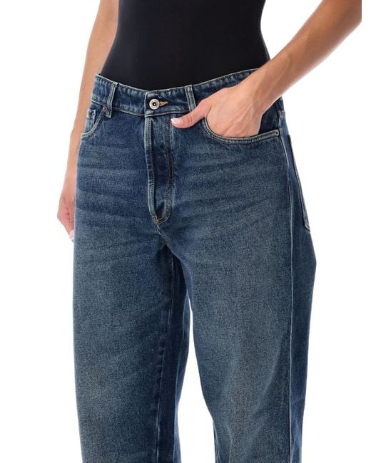 Miu Miu Blue Denim Trousers