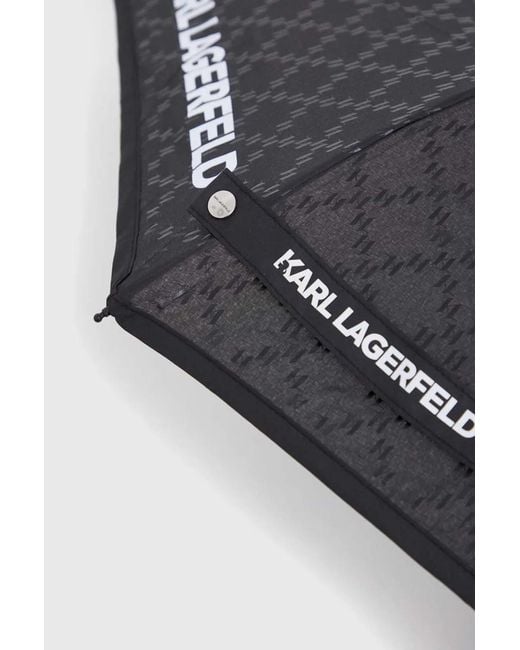 Karl Lagerfeld Blue Monogram Sm Umbrella