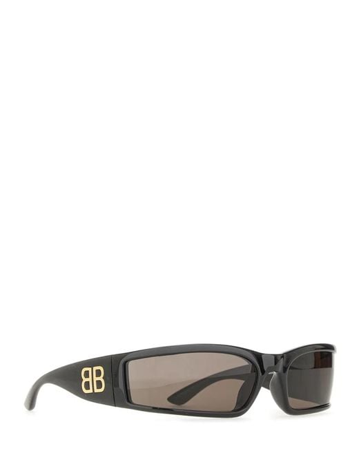Balenciaga Gray "Sunset Rectangle" Sunglasses
