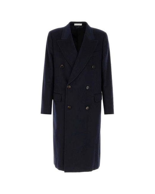 Umit Benan Blue President Coat for men