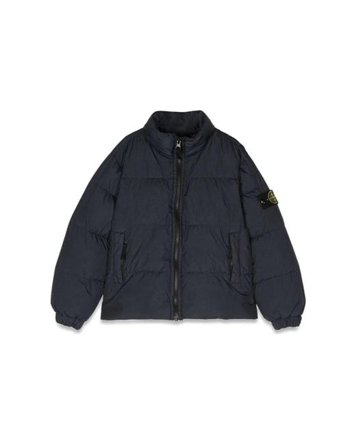 Stone Island Blue Down Floor