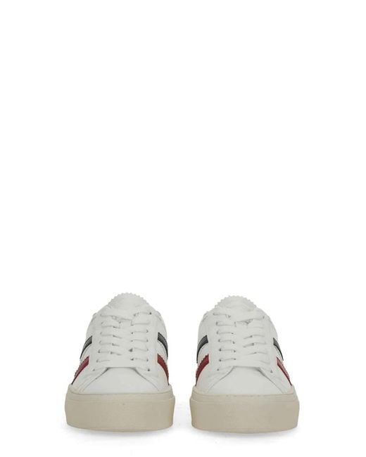 Moncler White "Monaco2" Sneaker