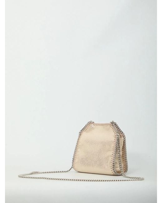 Stella McCartney Natural Falabella Tiny Crossbody Bag