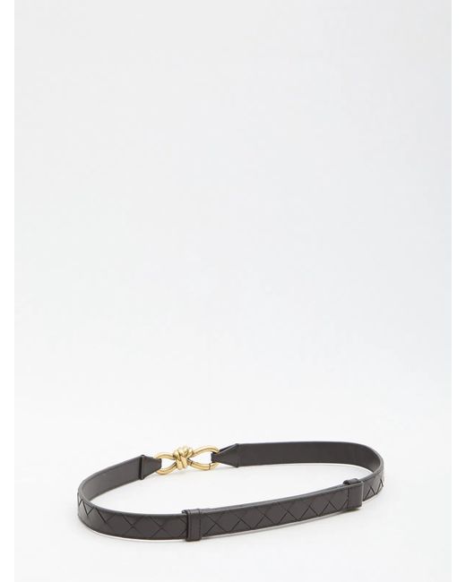 Bottega Veneta White Andiamo Belt