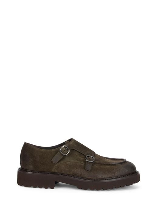 Doucal's Brown 'S Shoe With Straps for men