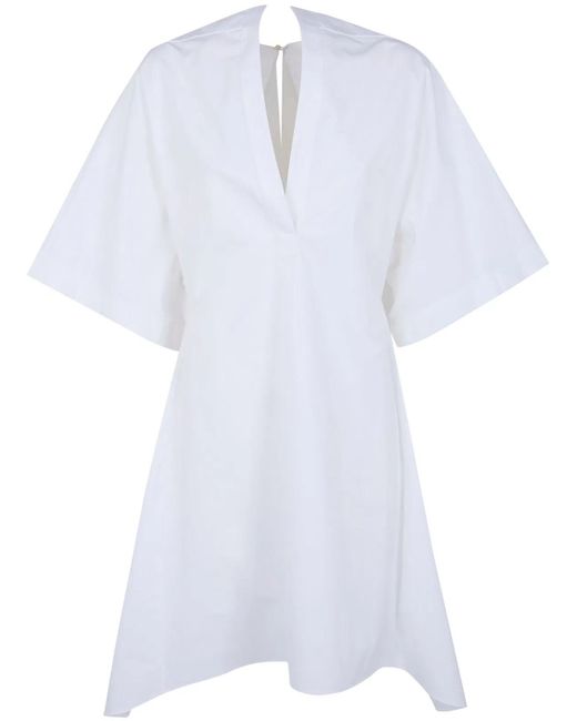 Jacquemus White "La Tunique Moisson" Midi Dress