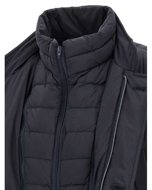 Herno Blue 'Il Cappotto' Down Jacket for men