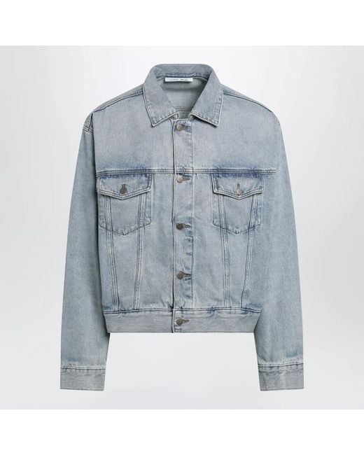 Fear Of God Blue Light Vintage-Effect Denim Jacket for men