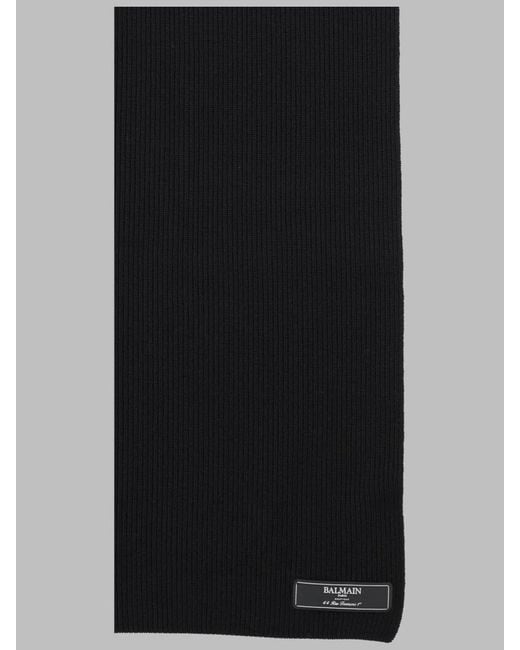 Balmain Black Textile Accessories for men