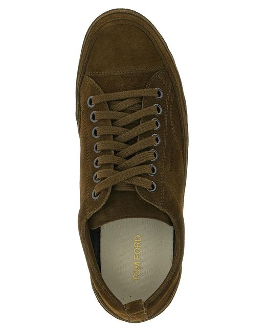 Tom Ford Green 'Archer' Sneakers for men