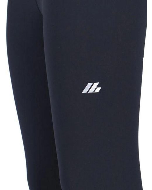 Balenciaga Blue Stretch Nylon Leggings