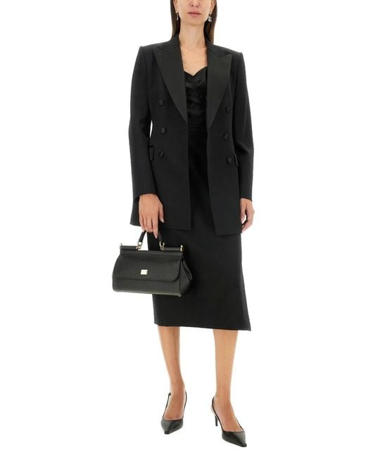 Dolce & Gabbana Black Dolce & Gabbana Longuette Skirt