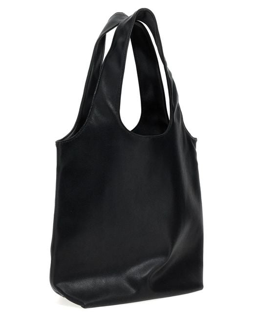 A.P.C. Black 'Ninon' Small Shopping Bag