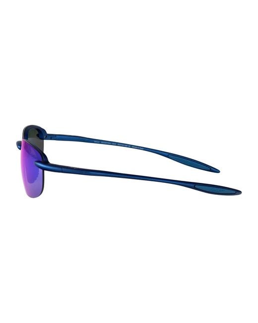 Maui Jim Blue Metal Matte Nylon Sunglasses