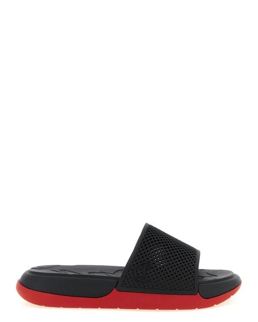 Christian Louboutin Black 'Easy Breezy' Mules for men