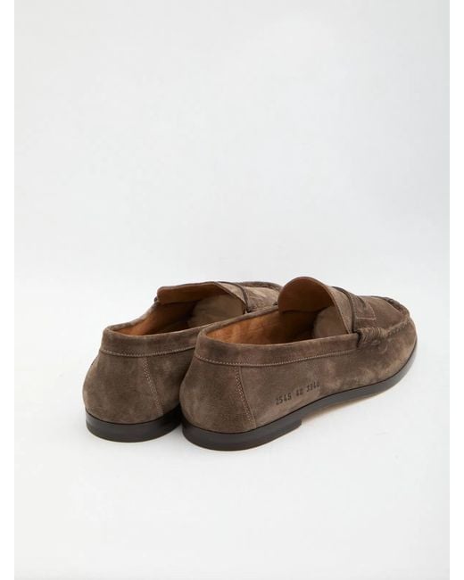 Common Projects Brown Soft Suede Loafers for men