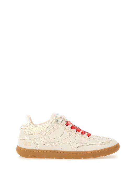 Ganni Pink 08 Canvas Sneaker