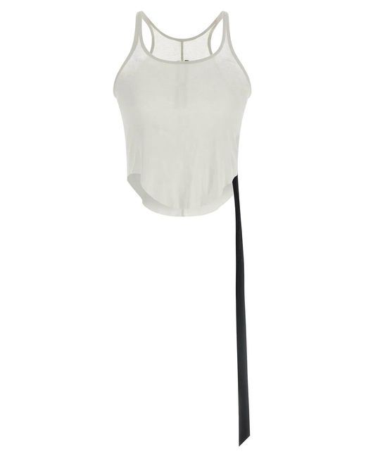 Rick Owens White 'Basic' Tank Top