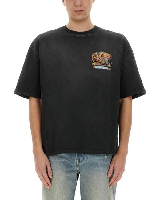 Amiri Black Jazz Hideaway T-Shirt for men