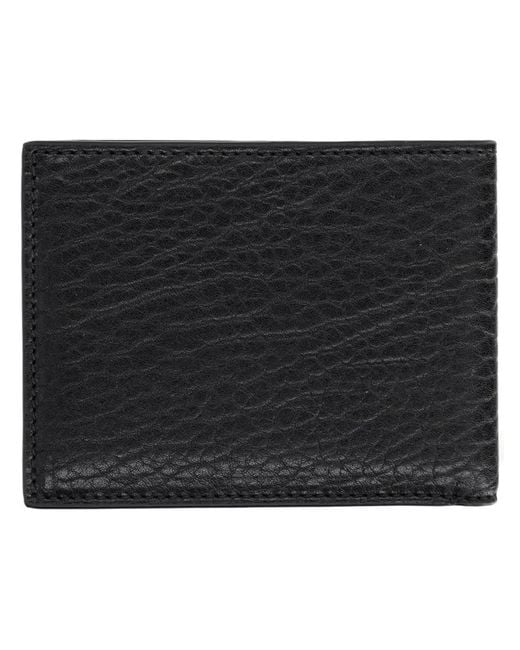 Ferragamo Black "Hooks" Wallet for men