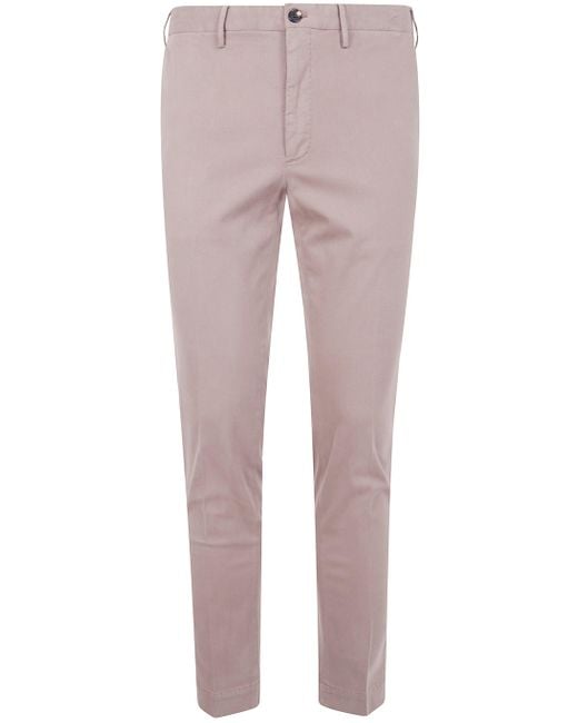 Incotex Pink Regular Trousers for men