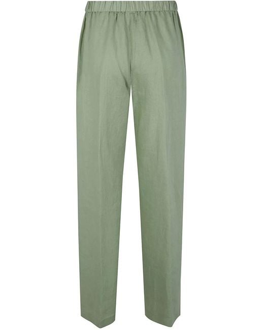 Aspesi Green Wide Leg Trousers