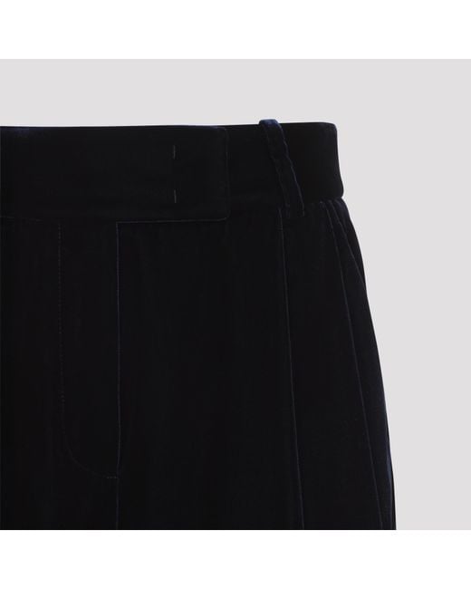 Giorgio Armani Black Night Sky Velvet Trousers