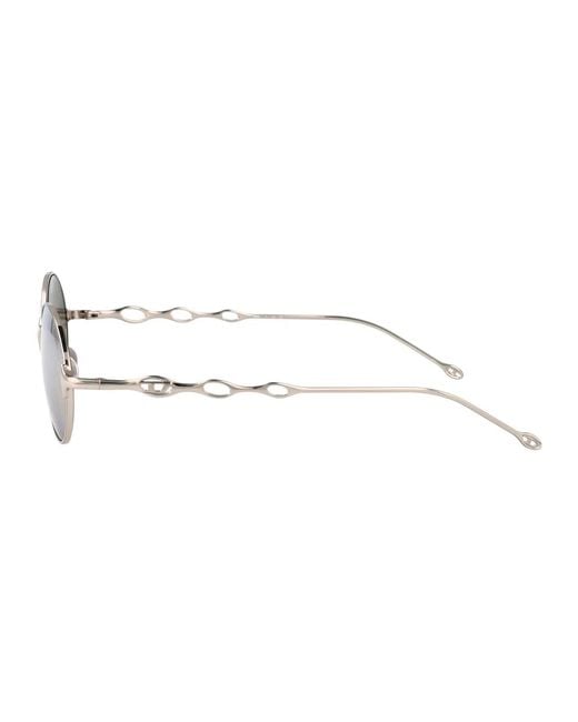 DIESEL Gray Metal Sunglasses