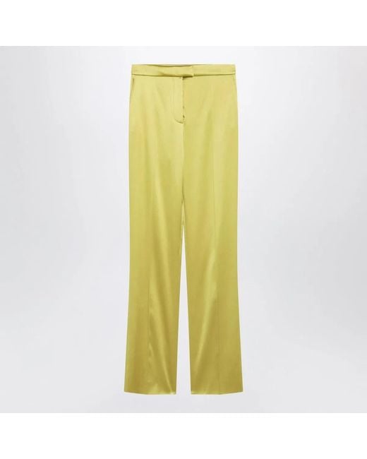 Valentino Garavani Yellow Avocadocolored Trousers