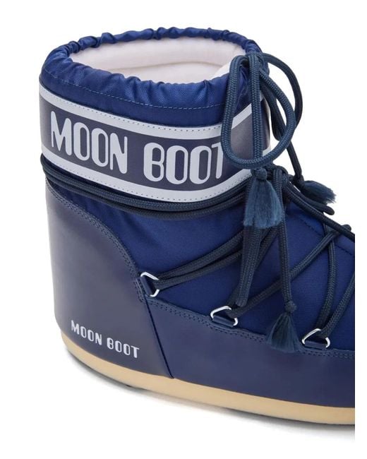 Moon Boot Blue Icon Low Boots for men