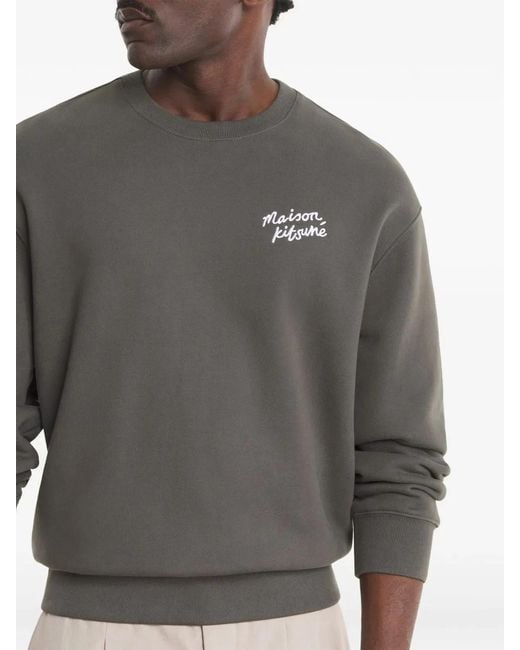 Maison Kitsuné Gray Maison Kitsuné Maison Kitsuné Paris Comfort Sweatshirt for men