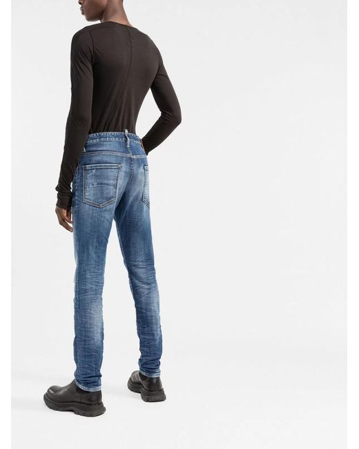 DSquared² Blue Cool Guy 5-Pocket Jeans for men
