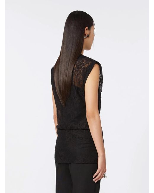 Max Mara Black Spxcupola Top