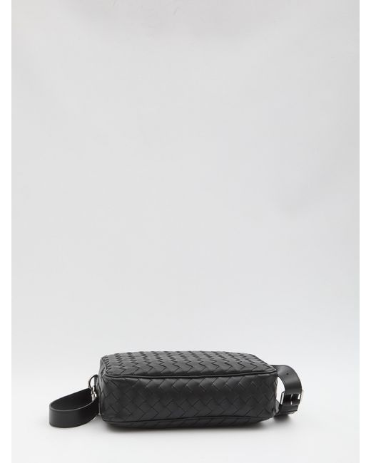 Bottega Veneta Black Intracciated Room Bag