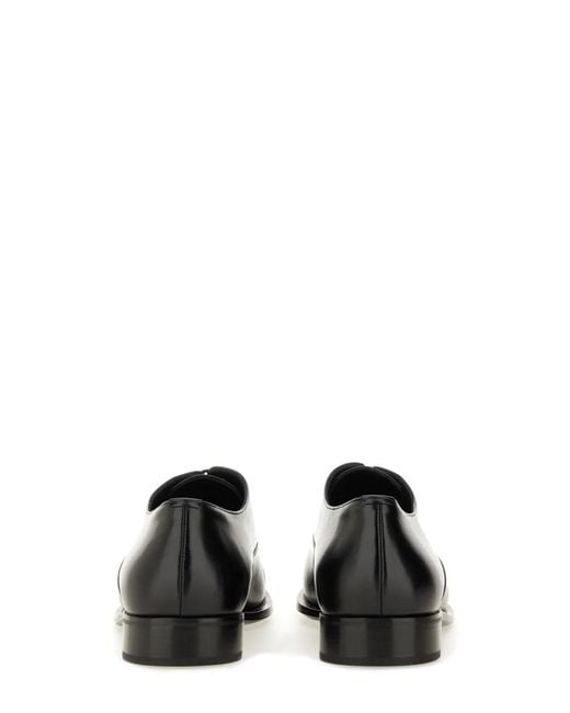 Saint Laurent Black Oxford Shoe "Adrien" for men