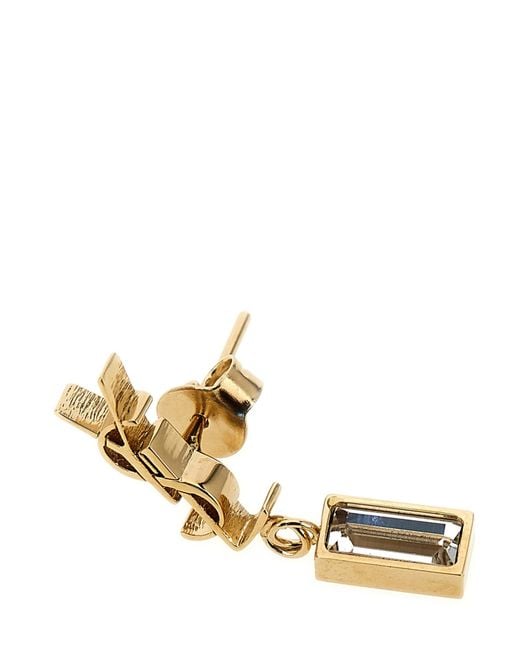 Saint Laurent Metallic 'Cassandre' Single Earrings