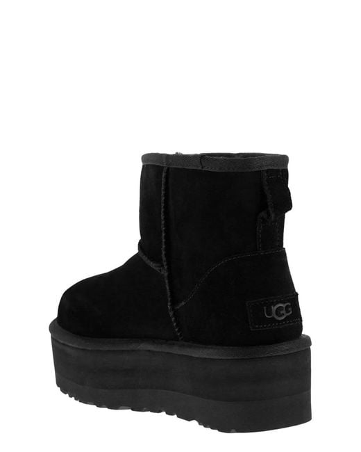Ugg Black Classic Mini Platform