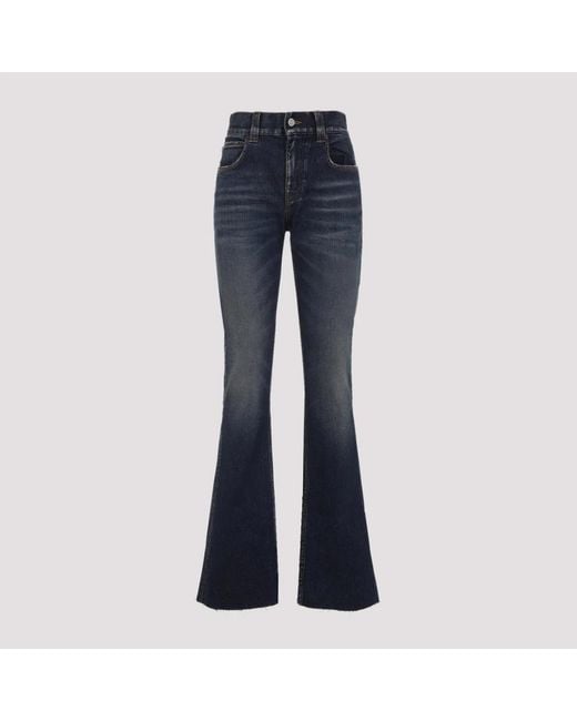 Balenciaga Blue Cotton-Blend Clothing Jeans