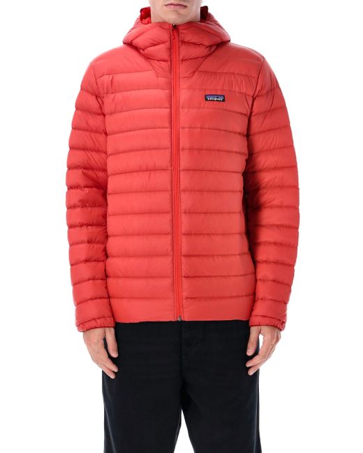 Patagonia Red Down Sweater Insulated Hoody for men