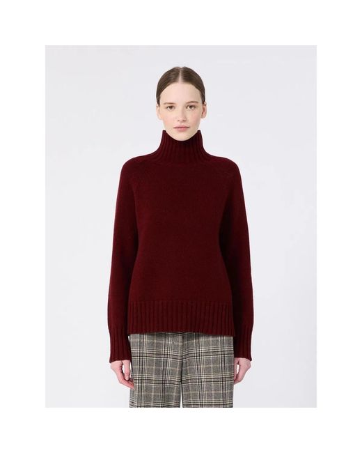 Max Mara Red S Max Mara Smmmantova Sweater Bordeaux