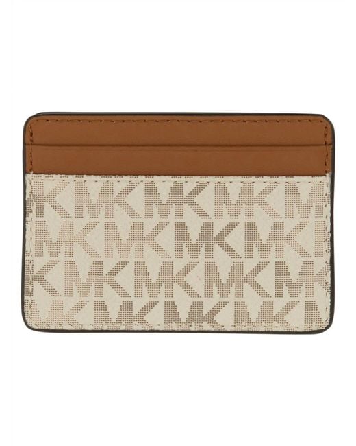 MICHAEL Michael Kors Brown Michael By Michael Kors Portacarte Con Logo
