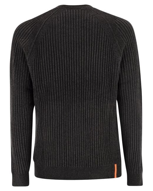 Rrd Black Velvet Rave Round Knit for men