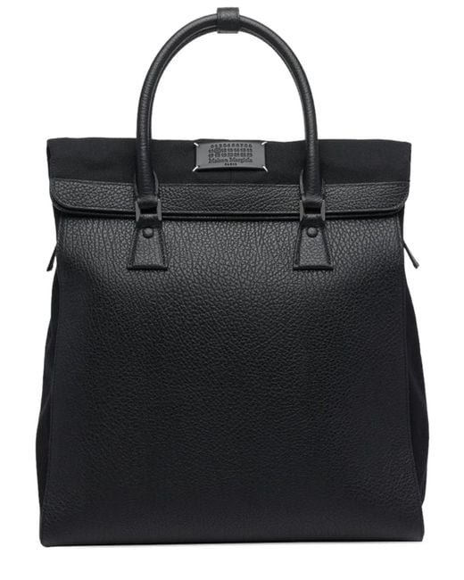 Maison Margiela Black Logo Backpack