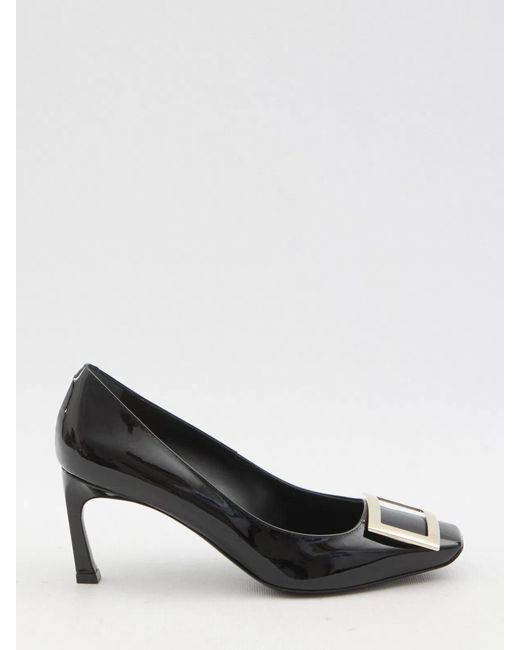 Roger Vivier Black Belle Vivier Trompette Pumps