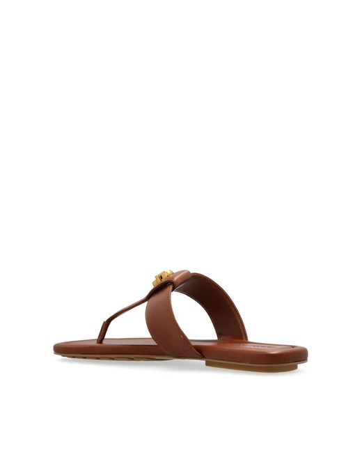 Marc Jacobs Brown The Dual T-Strap Sandals