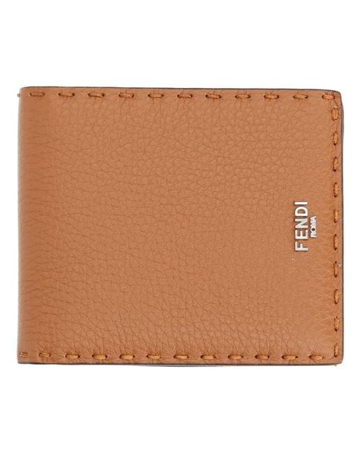 Fendi Brown Portafoglio "Selleria" for men
