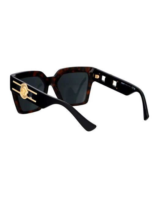 Versace Black Acetate Sunglasses